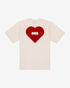 069 Heart T-Shirt - Sugar Beige
