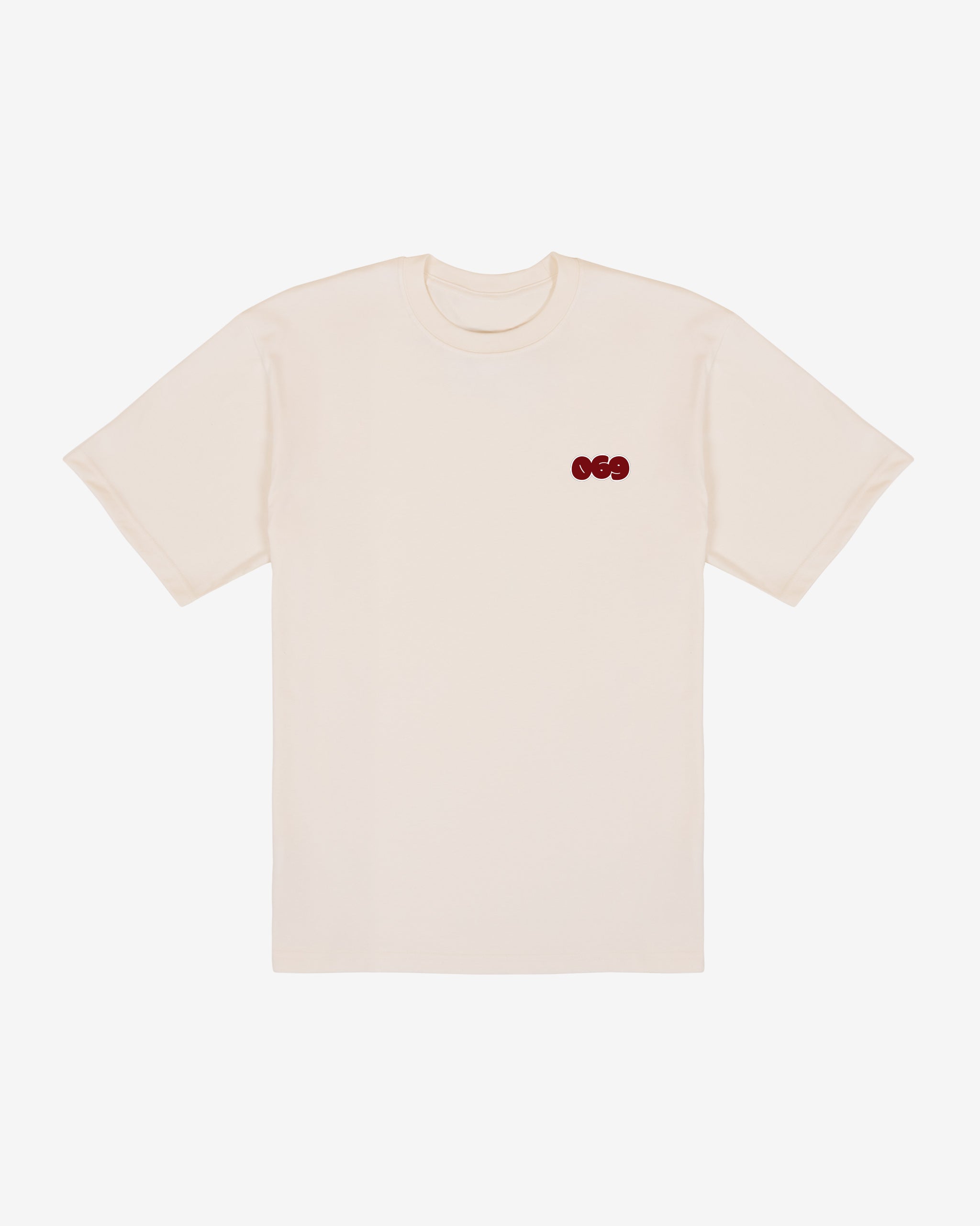 069 Heart T-Shirt - Sugar Beige