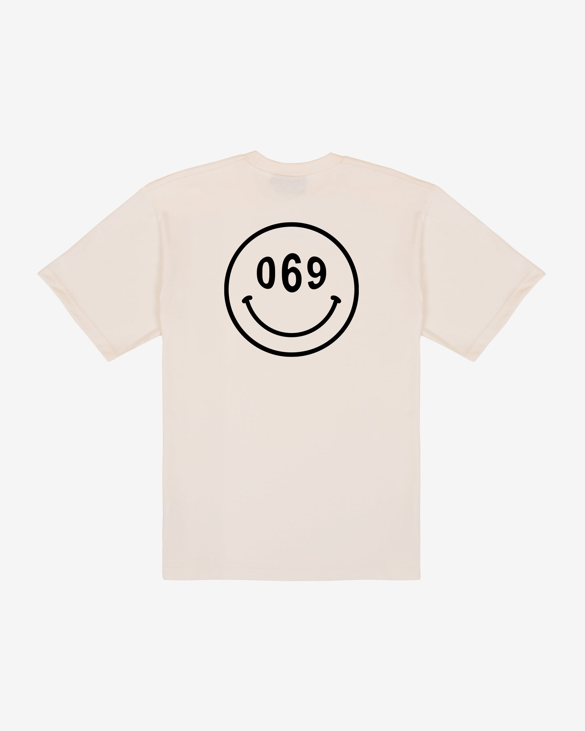 069 Smiley T-Shirt - Sugar Beige