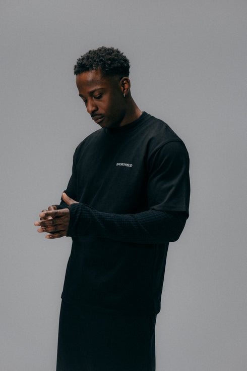 Sportfeld Basic T-Shirt - Moonless Black