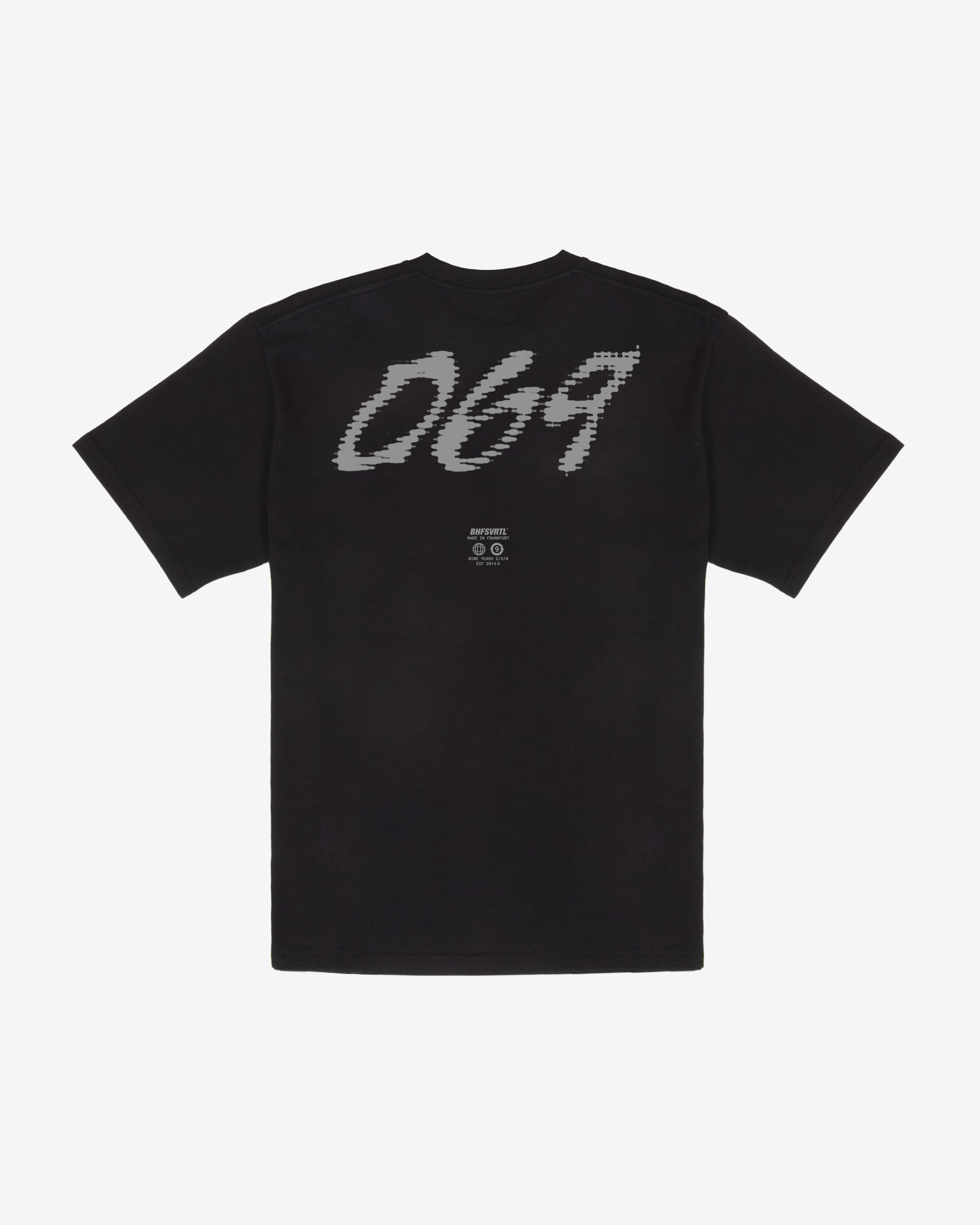 069 Distorted T-Shirt - Black