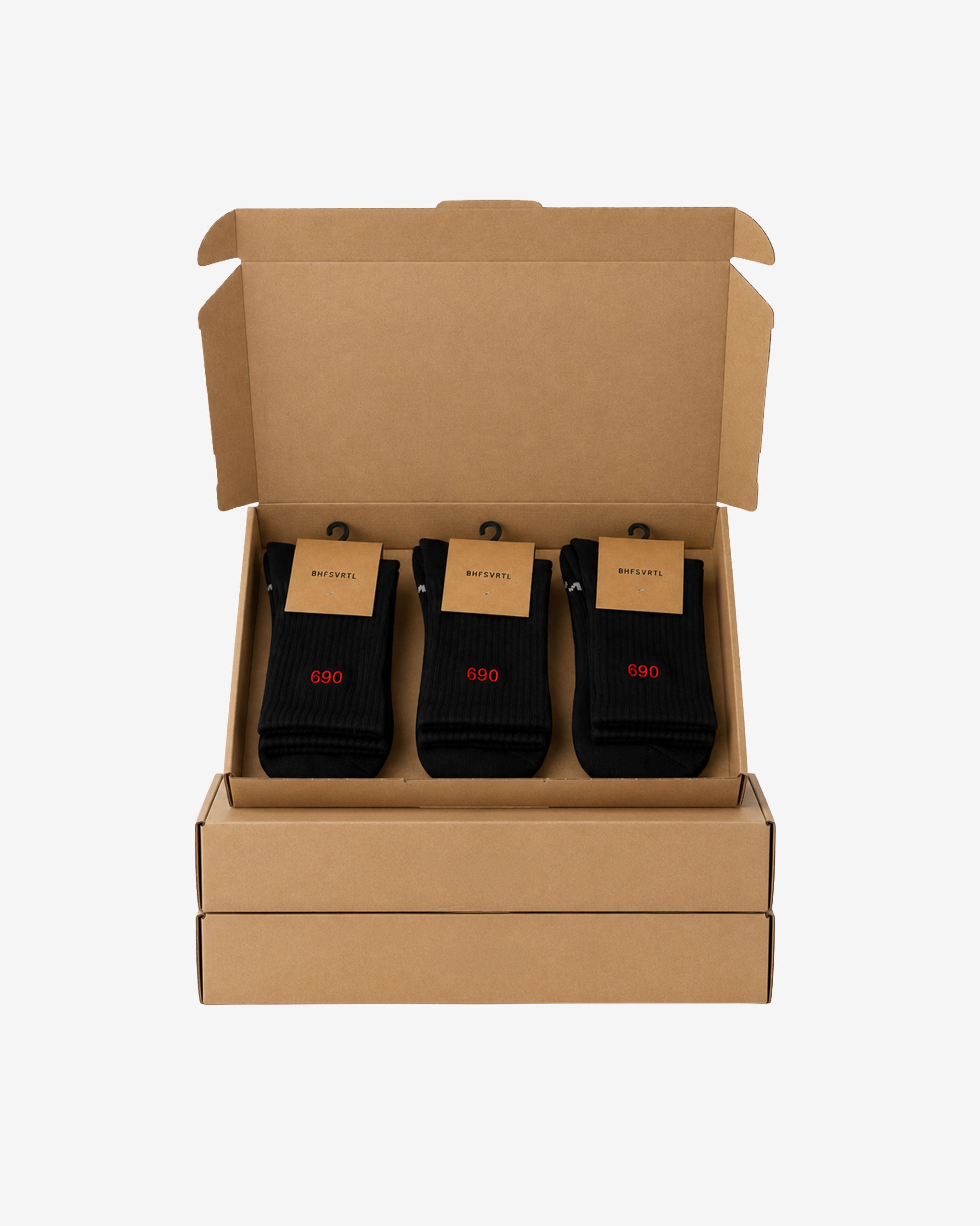 069 Socks - black / 3er Pack Special