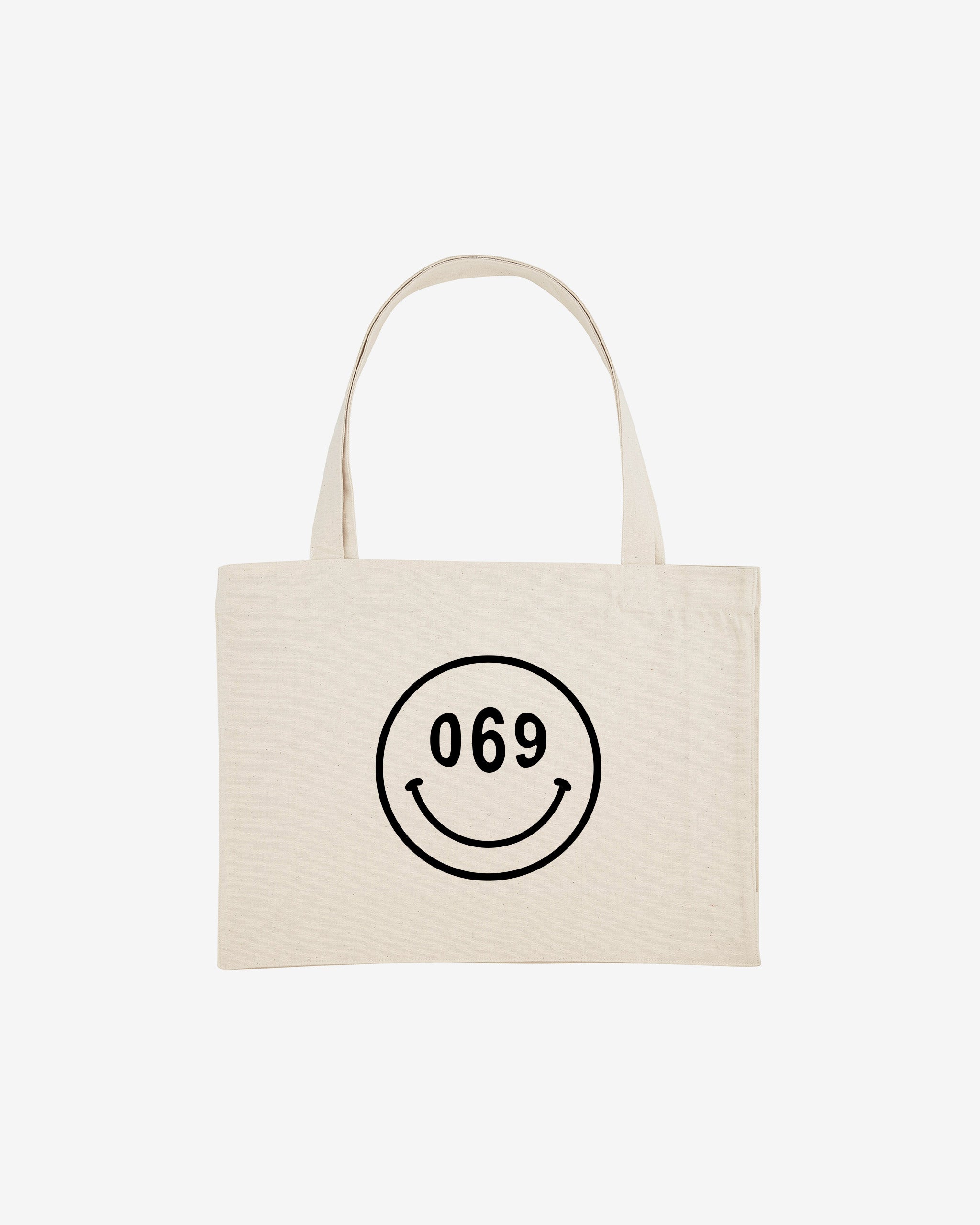 069 Smiley Bag - Natural Beige