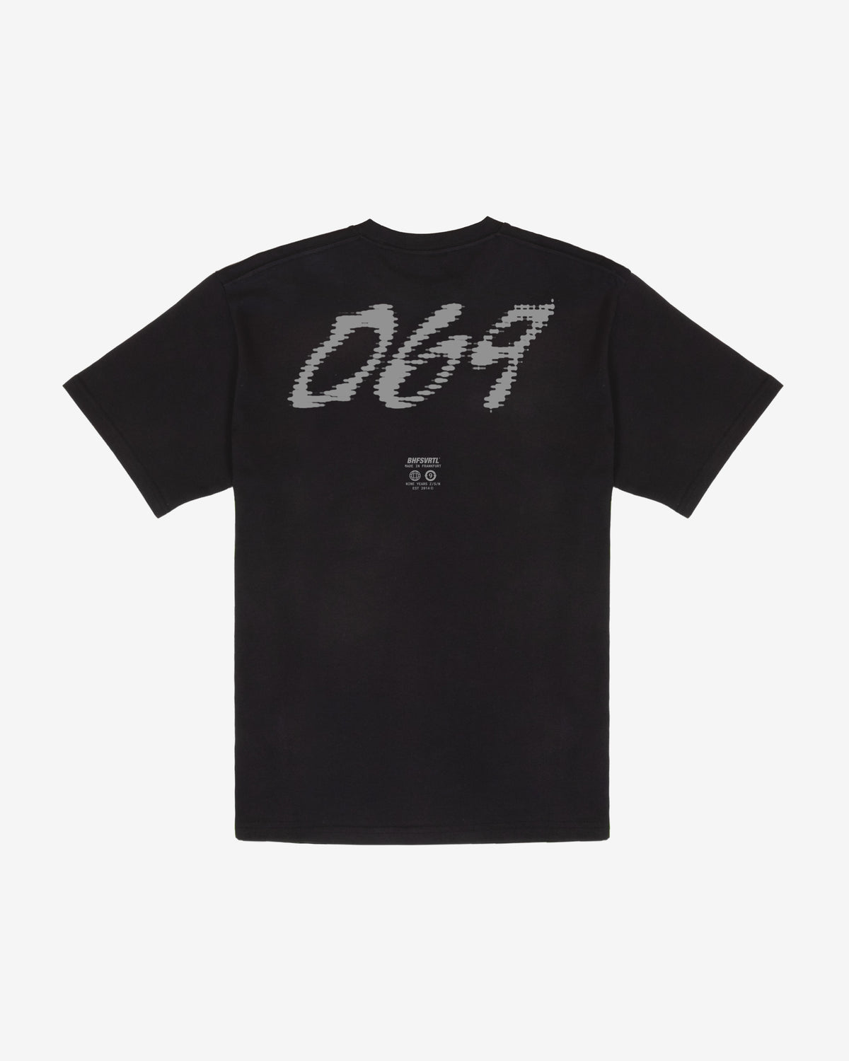 069 Distorted T-Shirt - Black
